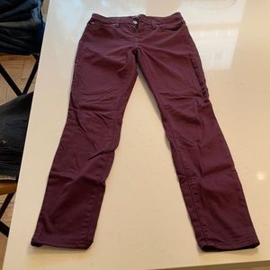 7 For All Mankind plum chino jean